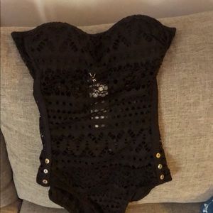 NWT BikiniShe crochet one-piece bathing suit.